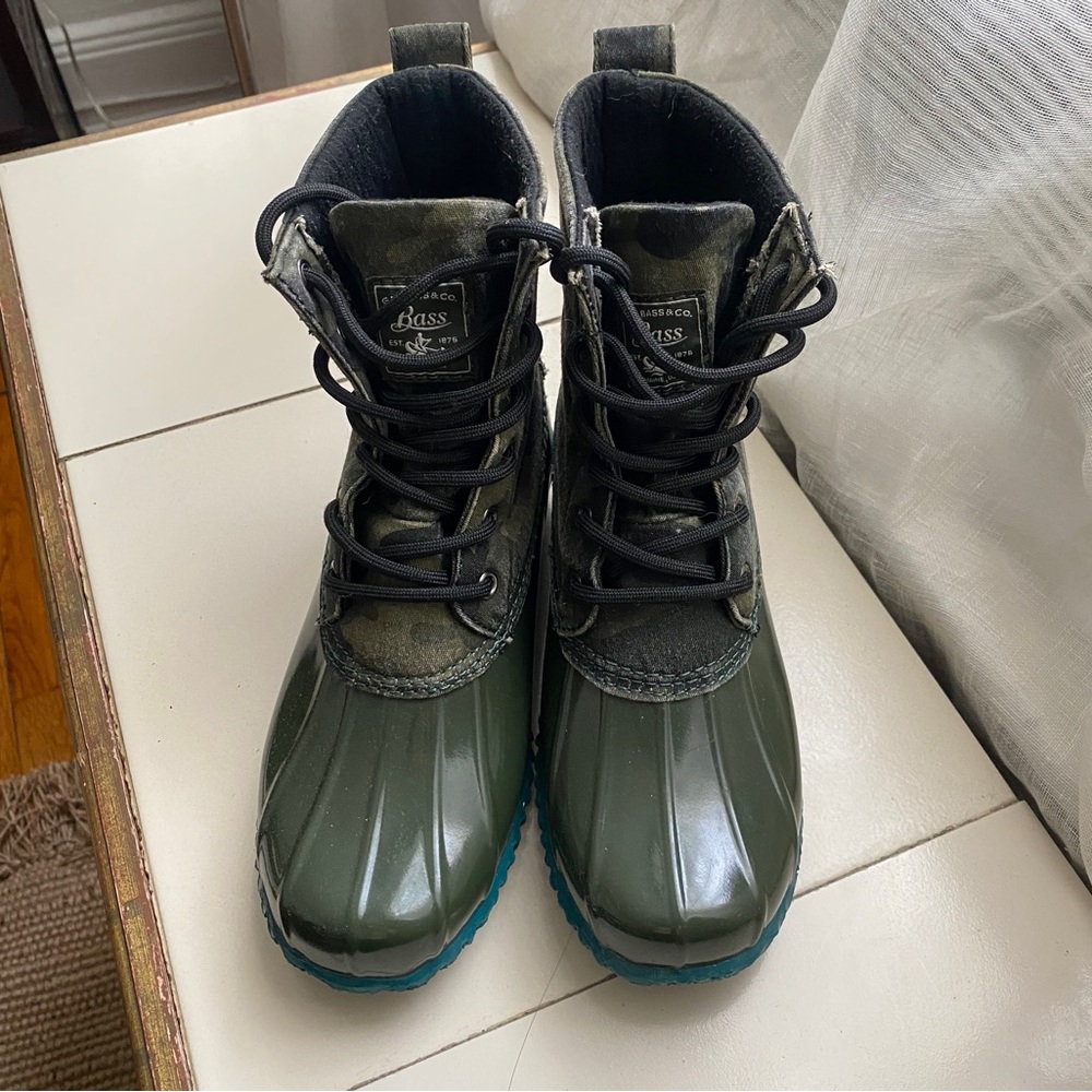 G.H. Bass & Co Rainboots, army green